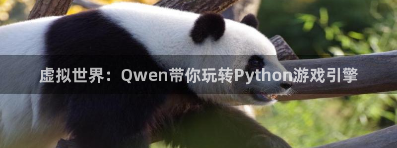 完美电竞开奖预测：虚拟世界：Qwen带你玩转Python游戏
