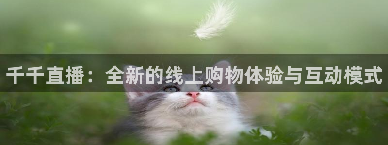 360直播足球直播app：千千直播：全新的线上购物体验与互动模式